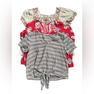 Madewell Set of 3 Women’s Short Sleeve Tops size Small